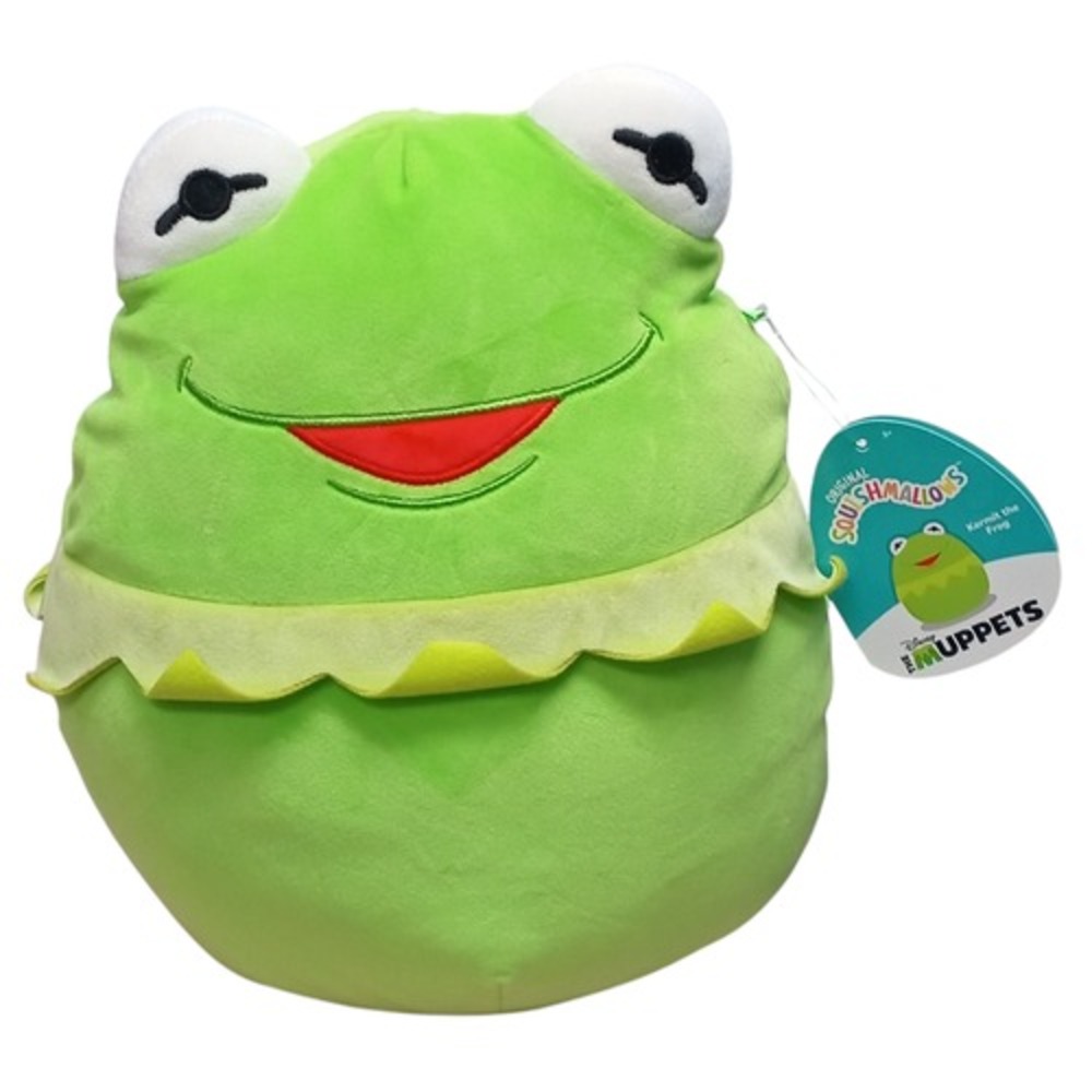 Original Disney Squishmallows 8" Muppets Kermit The Frog Plush